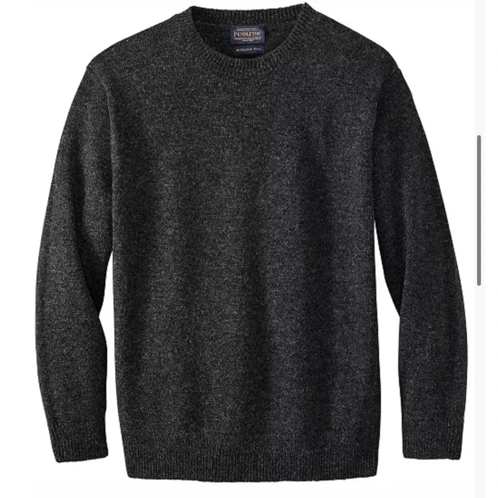 Pendleton Shetland Wool Crewneck Washable Sweater XL